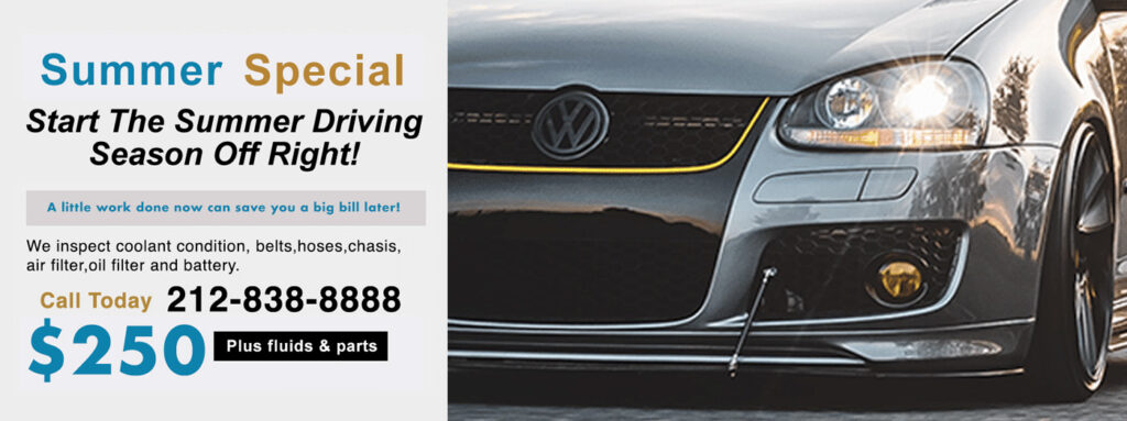 VW Repair NYC is part of the Manhattan Auto Repair Group. Our Volkswagen division includes expert VW mechanics and a state of the art VW repair facility. We do everything the VW dealer can do and more.