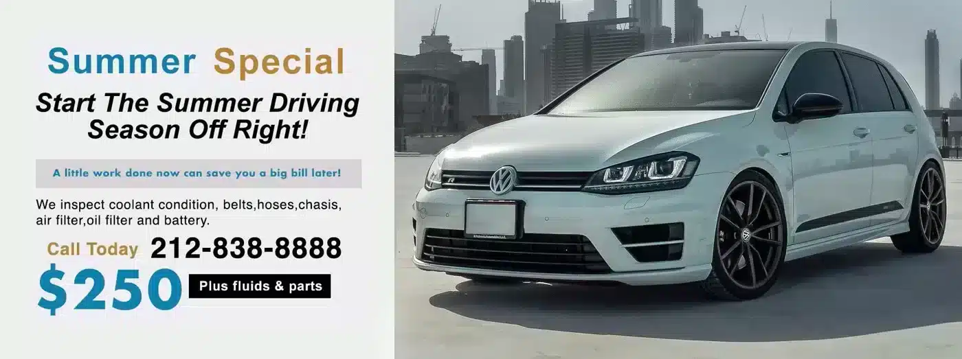 Best Volkswagen dealer alternative in NYC. We do anything the Volkswagen dealer can do and more. Full service VW service, maintenance and repair